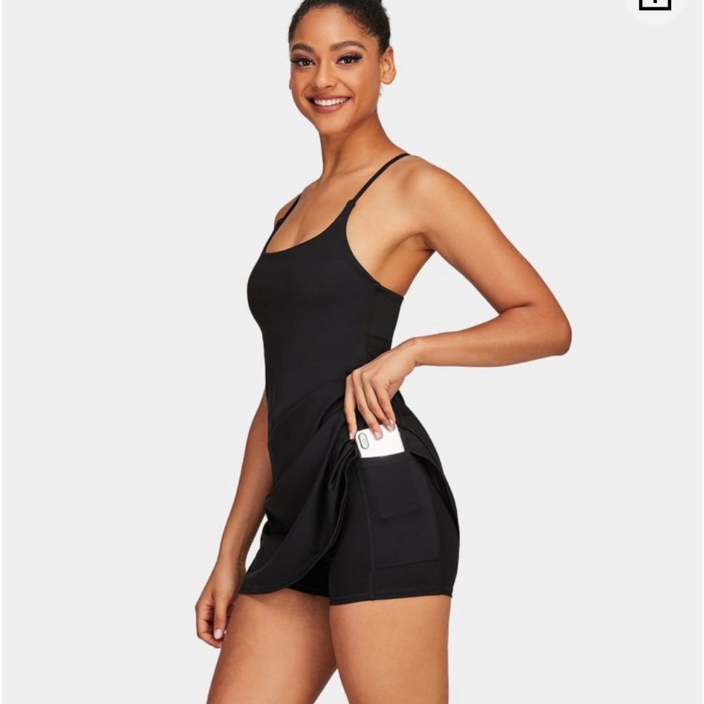 Backless 2-in-1 Flare Activity Dress